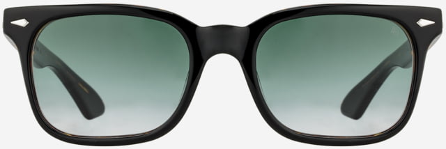 AO Tournament Sunglasses Black Tortoise Frame SunVogue Green Gradient AOLite Nylon Lenses Polarized 52-20-145