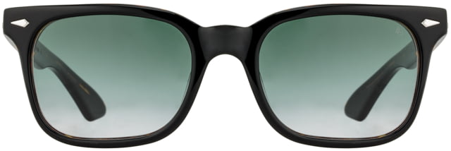 AO Tournament Sunglasses Black Tortoise SunVogue Green Gradient AOLite Nylon Lenses 52-20-145 B40