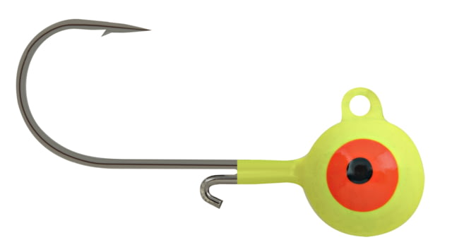 Apex Tackle Round Head Jig Chartreuse 1/4oz