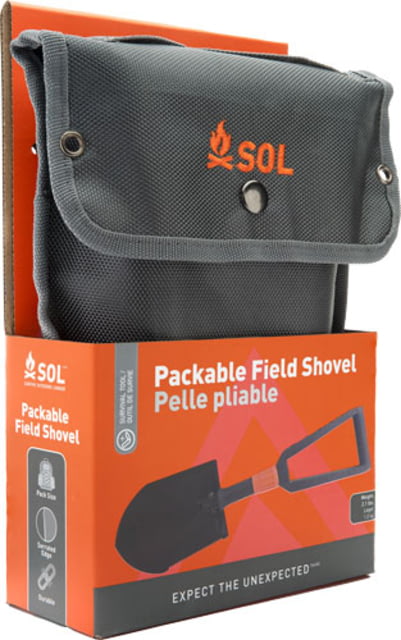 Survive Outdoors Longer Packable Field Shovel W/saw And Pick Features 2lb Black