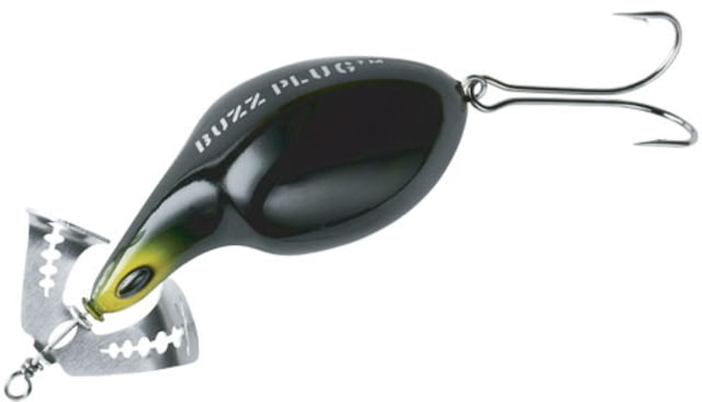 Arbogast Buzz Plug Jr. Topwater Buzz Bait 2 3/8in 5/8 oz Floating Black