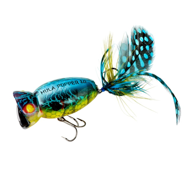 Arbogast Hula 2.0 Popper Lure 2in 3/8oz Blue Kill