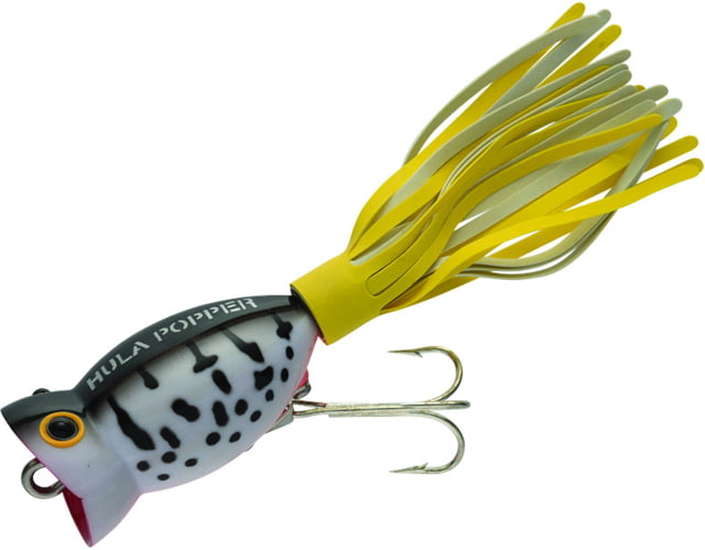 Arbogast Arbogast Hula Popper Topwater Popper 1 3/4in 1/4 oz Floating Coachdog/Orange Bel