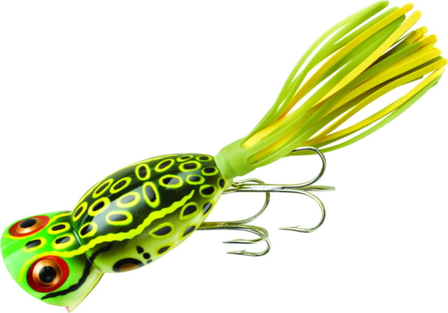Arbogast Hula Popper Topwater Popper 2 1/4in 5/8 oz Floating Bull Frog
