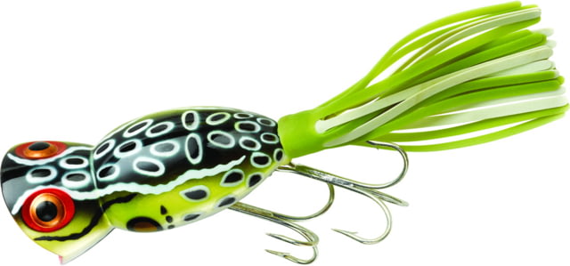 Arbogast Hula Popper Topwater Popper 2 1/4in 5/8 oz Floating Cricket Frog