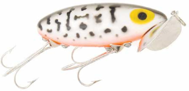 Arbogast Jitterbug Topwater Lure 2 1/2in 3/8 oz Floating oachdog/Orange Belly