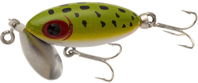 Arbogast Jitterbug Topwater Lure 2in 1/4 oz Floating Wounded Frog