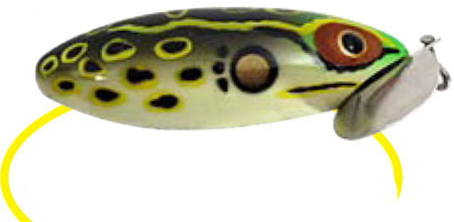 Arbogast Jitterbug Topwater Lure 3in 5/8 oz Floating Bull Frog