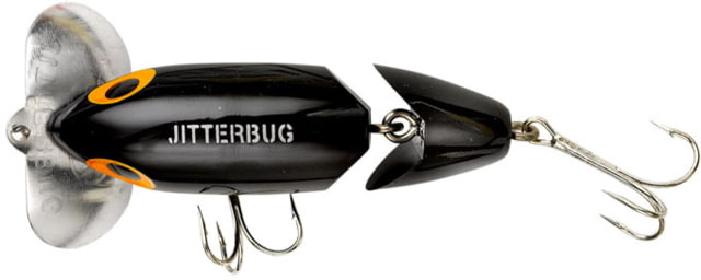 Arbogast Jointed Clicker Jitterbug Lure 3 1/2in 5/8 oz Black