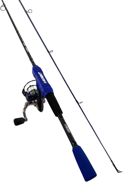 Ardent Vario Spinning Combo 2000 Reel 2-1 BB 5.1-1 Gear Ratio 6ft6in Rod with Comfort Grip Preinstalled Blue
