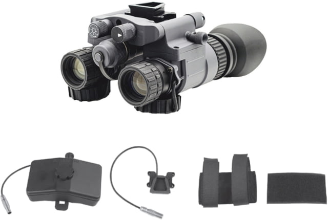 Armasight Armasight BNVD-51 1x19mm Night Vision Goggle w/ Battery Pack Gen 3 Ghost White Phosphor IIT 51 Degree FOV Gray Gray