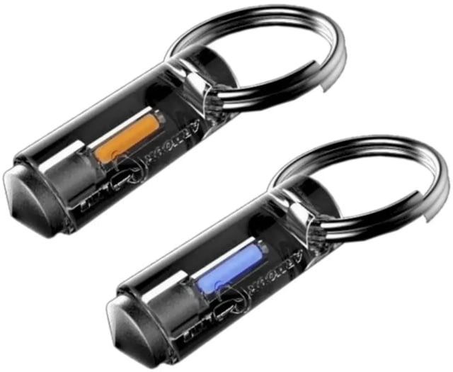 Armourlite Armourlite Tritium Vials Key Ring Safety Markers 2 Pack Blue/Orange