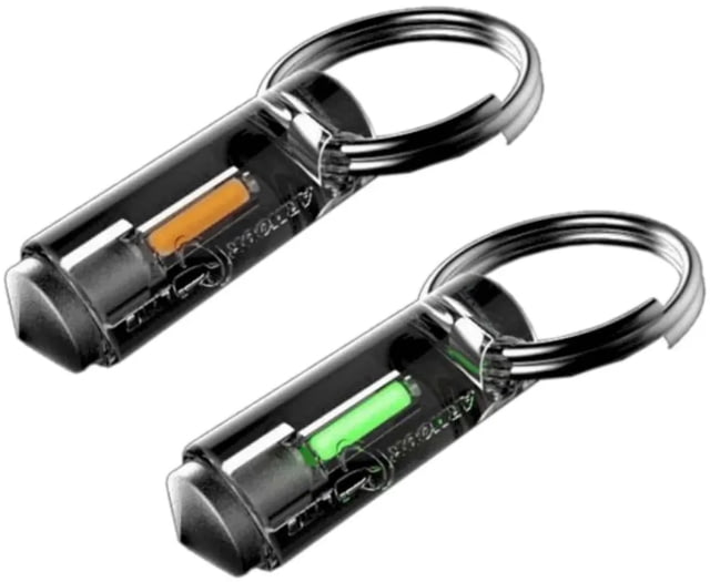 Armourlite Armourlite Tritium Vials Key Ring Safety Markers 2 Pack Green/Orange