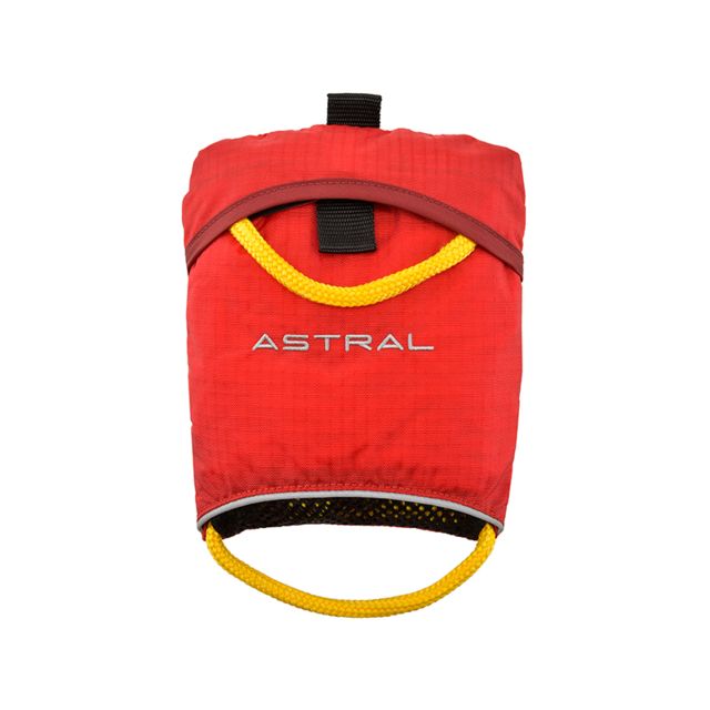 Astral Throw Rope Water Rescue Throw Bag w/ Rope Red