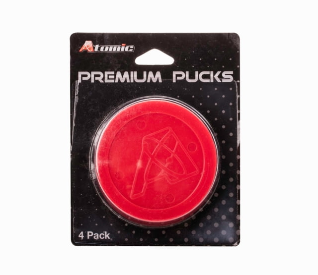 Atomic Air Hockey Premium Pucks 4 pack Red