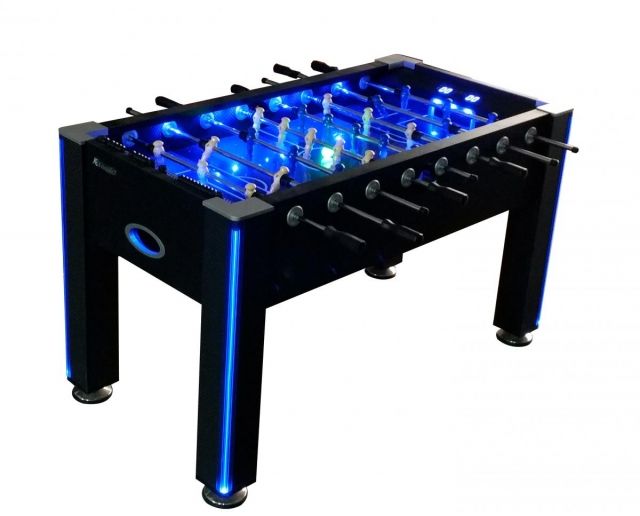 Atomic Azure LED Light Up Foosball Table