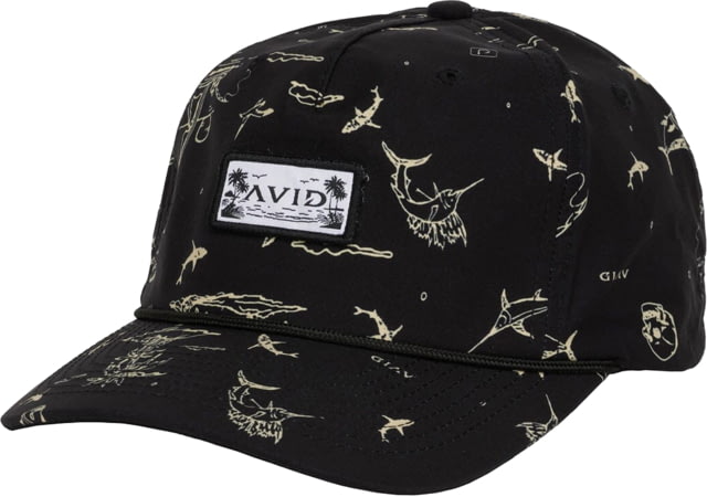 AVID Sportswear Charter Hat - Men's Black Sail One Size