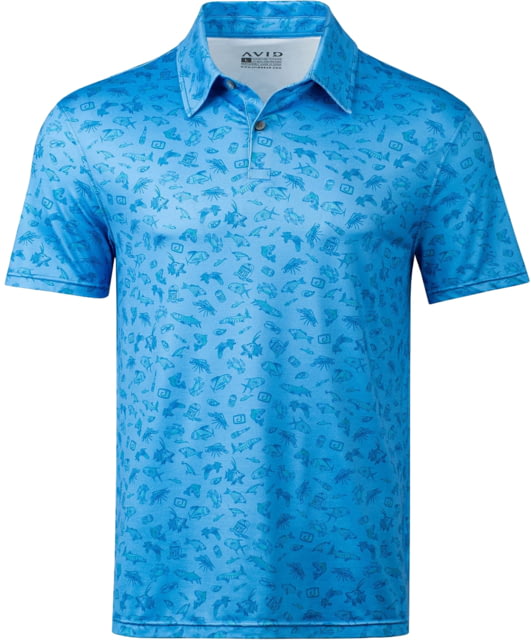AVID Sportswear Inshore Pacifico Polo - Men's Sky Large