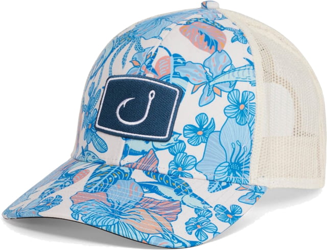 AVID Sportswear Islamorada Trucker Hat - Men's Islamorada Blue One Size