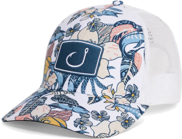 AVID Sportswear Islamorada Trucker Hat - Men's Islamorada White One Size