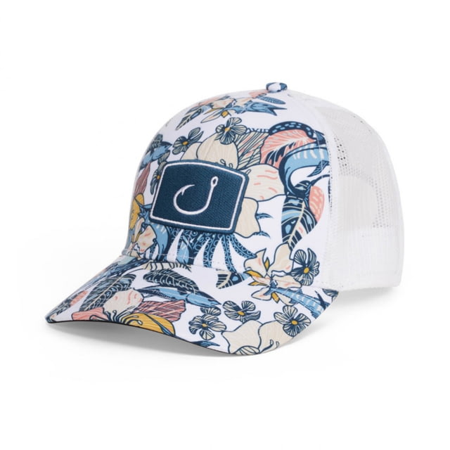 AVID Sportswear Islamorada Trucker Hat - Men's White One Size