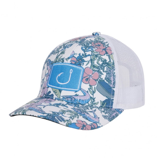 AVID Sportswear Island Time Trucker Hat - Men's White One Size
