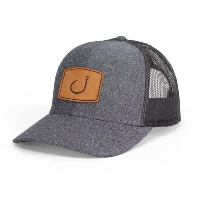 AVID Sportswear Layday Trucker Hat - Men's Black Chambray One Size