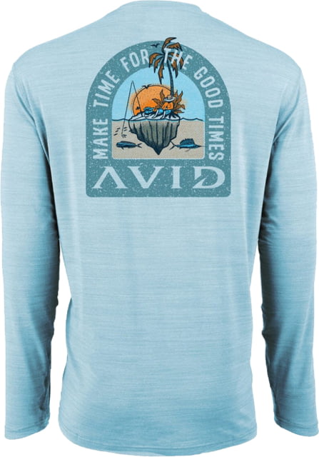 AVID Sportswear Make Time Pacifico Long Sleeve Shirt - Men's Ice Blue Small