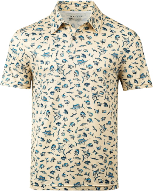 AVID Sportswear Offshore Pacifico Polo - Men's Bone Medium