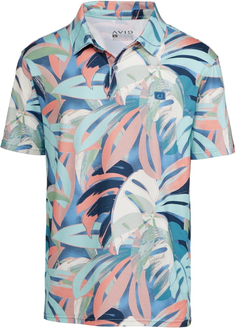 AVID Sportswear Sanibel Pacifico Performance Polo - Men's Blue 2XL