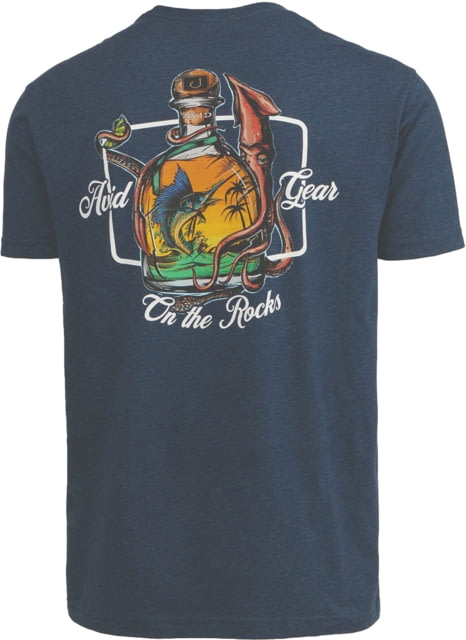AVID Sportswear Squid Row T-Shirt - Men's Heather Navy Medium