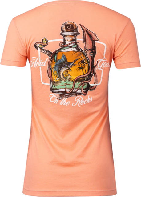 AVID Sportswear Squid Row T-Shirt - Women's Light Orange Large