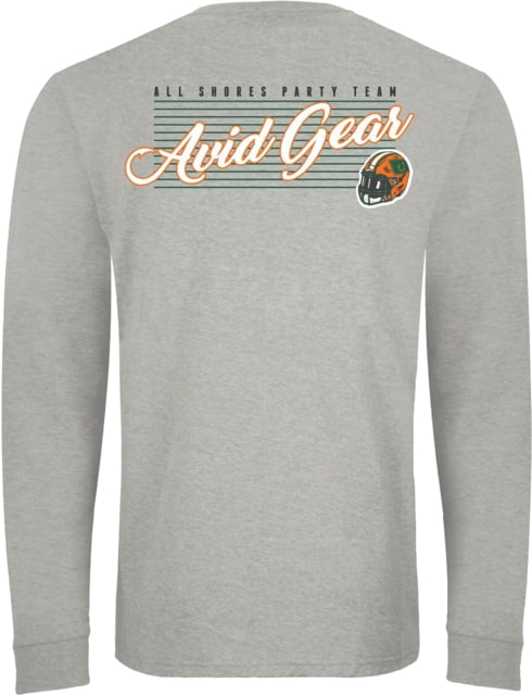AVID Sportswear Throwback Long Sleeve T-Shirt - Men's Orange-Green 2XL