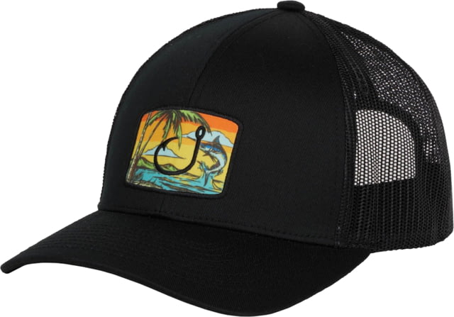 AVID Sportswear Tropics Trucker Hat - Men's Black One Size