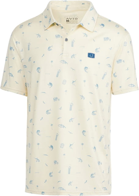 AVID Sportswear West Winds Pacifico Performance Polo - Men's Bone Small
