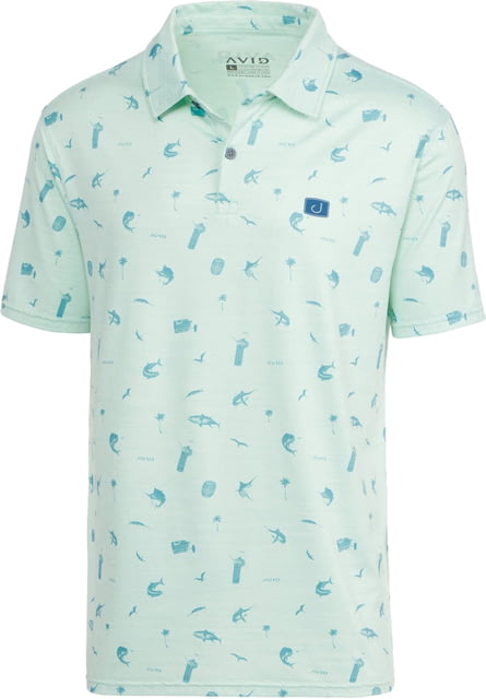 AVID Sportswear West Winds Pacifico Performance Polo - Men's Seafoam Extra Large