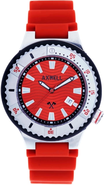 Axwell Summit Strap Watch w/Date Red One Size
