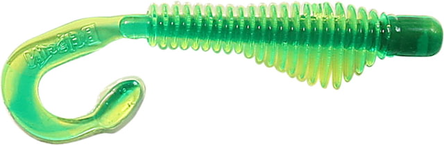 B-Fish-N AuthentX Moxie Curltail Swimbaits 18 3in Chart/Green Core