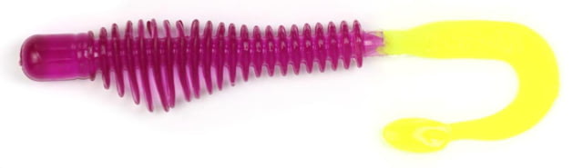 B-Fish-N AuthentX Moxie Curltail Swimbaits 18 3in Purple /Chart Tail