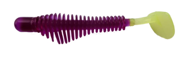 B-Fish-N AuthentX Pulse R Paddle Tail Swimbaits 8 2.45in Purple /Chart Tail