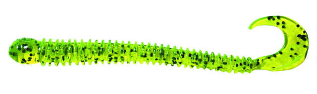 B-Fish-N AuthentX Ringworm Worm 10 4in Chartreuse Pepper