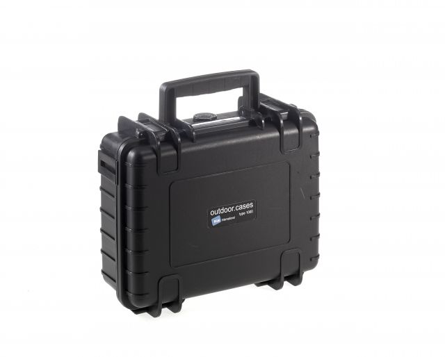 B&W International Type  Black Outdoor Case With Si Foam Black Small