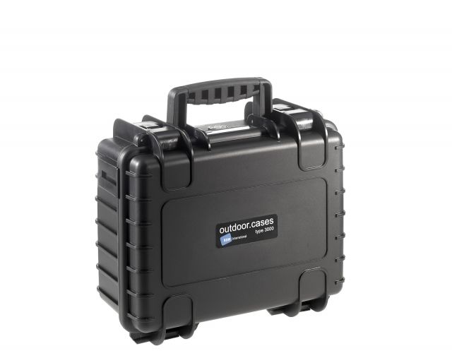 B&W International Type  Black Outdoor Case With Si Foam Black Medium