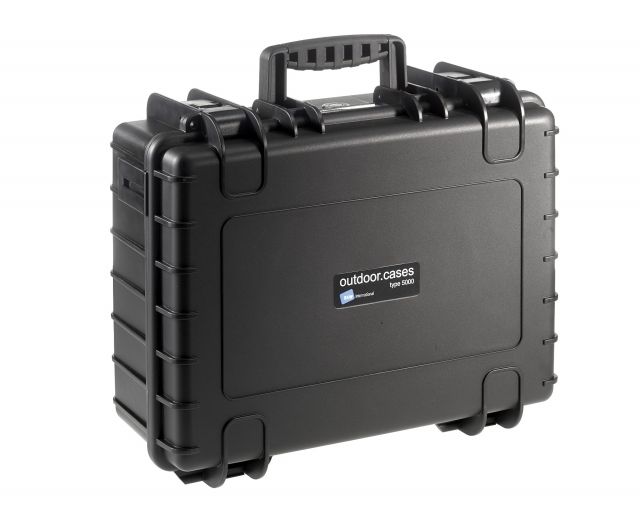 B&W International Type  Black Outdoor Case With Si Foam Black Medium