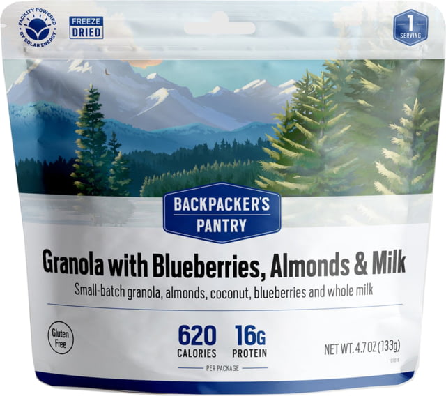 Backpackers Pantry Granola with Milk and Blueberries (1 Serving)