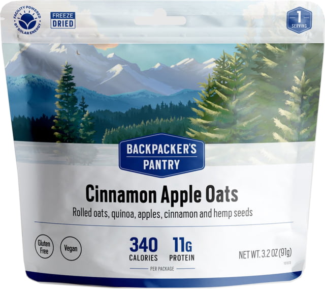 Backpackers Pantry Hot Cinnamon Apple Oats and Quinoa Cereal 1 Serving