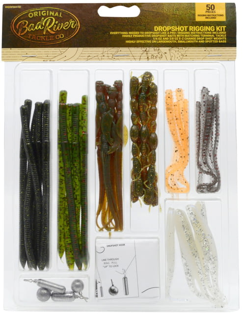 Bad River Dropshot Rigging Kit 50 Piece