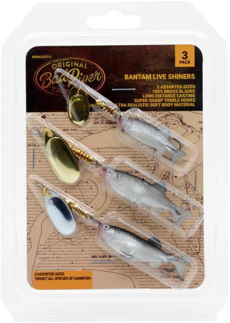 Bad River Minnow Spinners Assortment 3-Pack