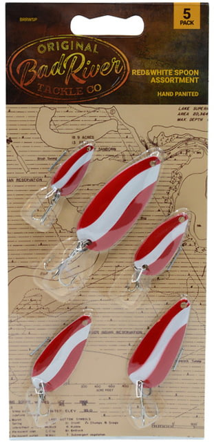 Bad River Red/White Spoons 5-Pack
