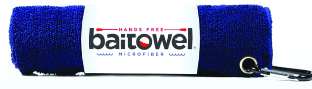 Baitowel Fishing Towel w/Clip Navy Blue